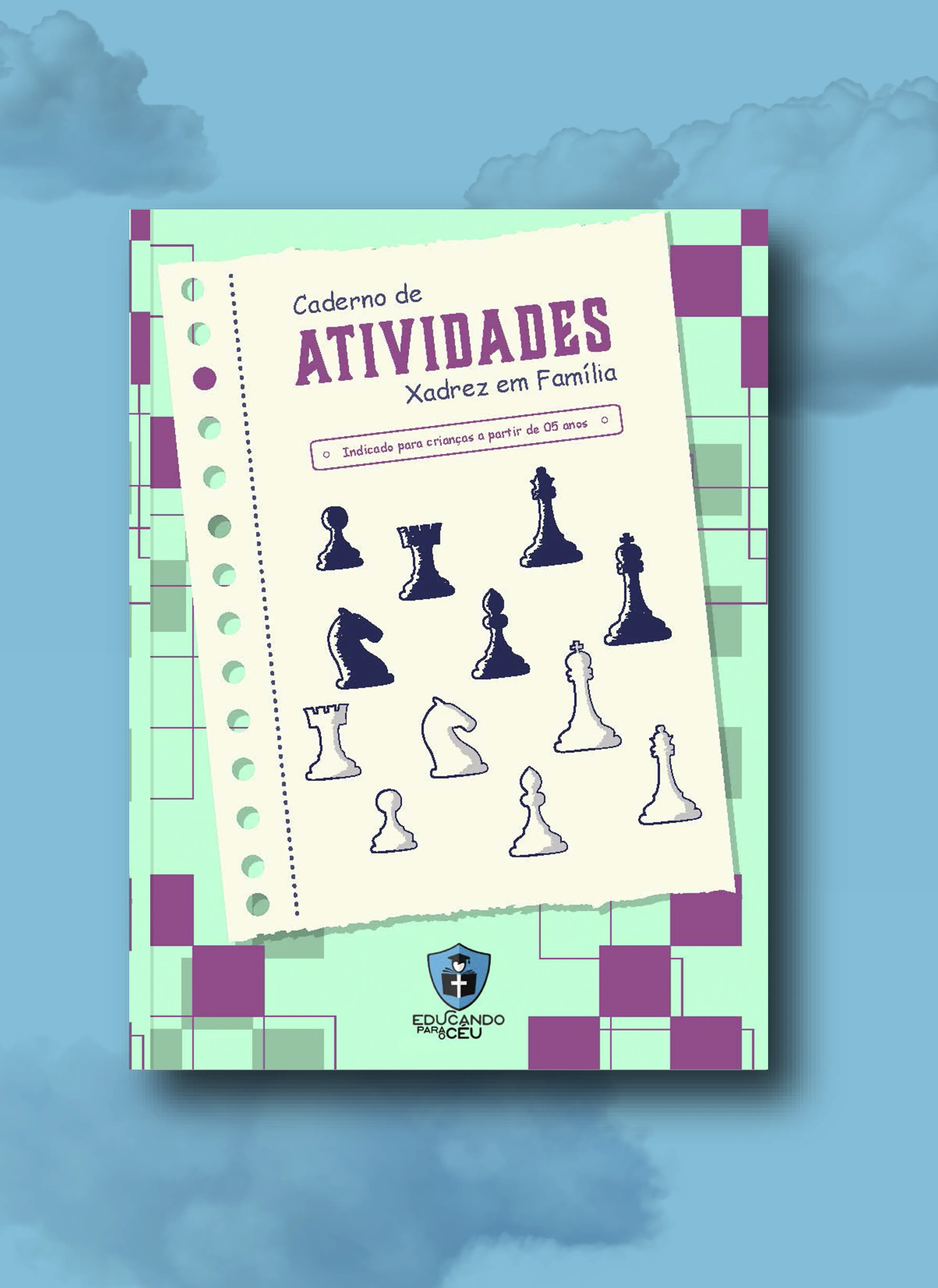 Caderno de Atividades de Xadrez em Família